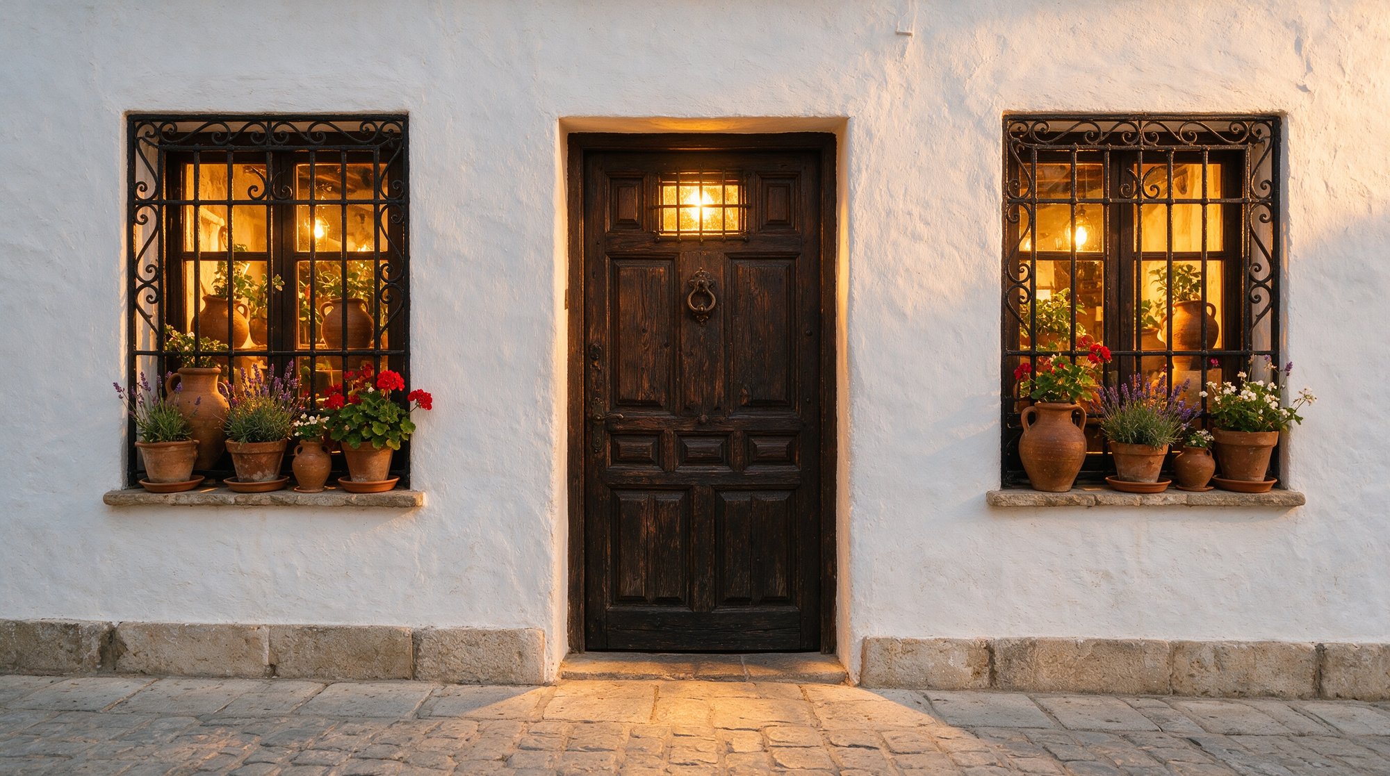 Fachada de Restaurante Las Tablas, restaurante tradicional andaluz en Torre del Mar con entrada de madera y toldos